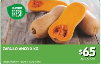 Jumbo Zapallo anco kg oferta