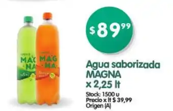 Supermercados Buenos Días Magna Agua saborizada x 2,25lt oferta