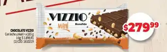 Makro Vizzio Chocolate Con leche y maní x 165 g oferta