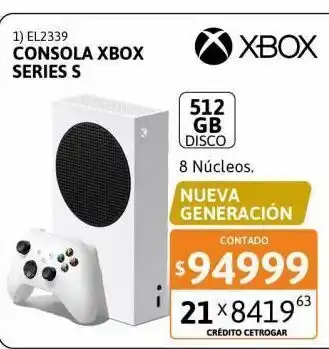 Cetrogar XBOX Consola Series S 512 GB oferta