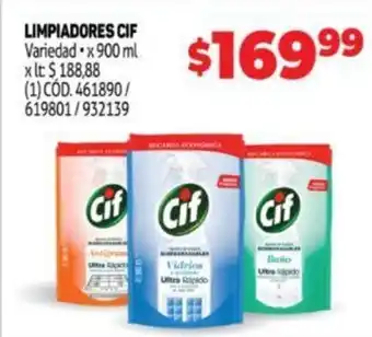 Makro CIF Limpiadores Variedad x 900 ml oferta