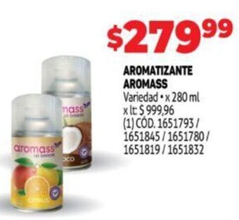 Makro Aromass Aromatizante Variedad x 280 ml oferta