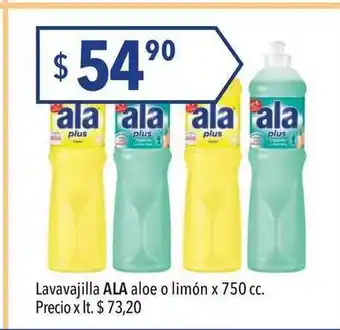 Hergo Ala Aloe O Limón Lavavajilla x 750cc oferta