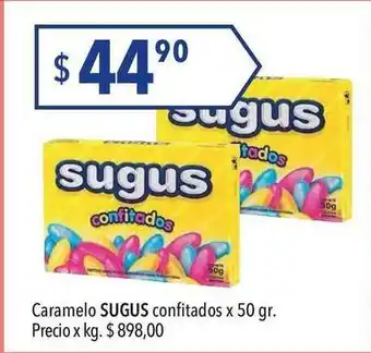 Sugus Confitados Caramelo x 50gr