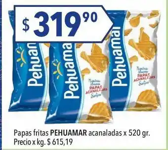 Hergo Pehuamar Papas Fritas Acanaladas x 520gr oferta