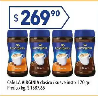 Hergo La Virginia Clasico / Suave Inst Cafe x 170gr oferta