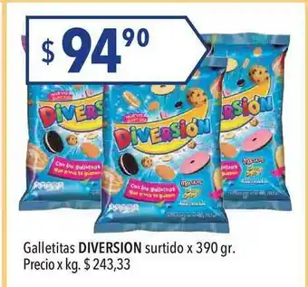 Hergo Diversion Surtido Galletitas x 390gr oferta