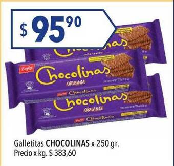 Hergo Chocolinas Galletitas x 250gr oferta