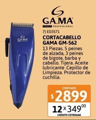 Cortacabello ga.ma gm-562 x 13 piezas