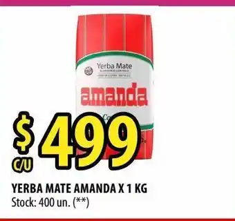 Punto Mayorista Yerba mate amanda 1 kg oferta