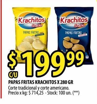 Punto Mayorista Papas fritas krachitos oferta
