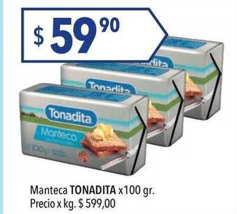 Hergo Tonadita Manteca x 100gr oferta