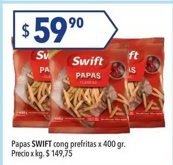 Hergo Swift Cong Prefritas Papas x 400gr oferta