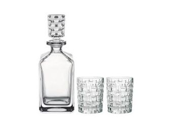 Vinoteca Ligier Nachtmann bossa nova botellon con vasos de whisky set 3 oferta
