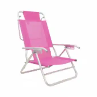 Reposera playera de aluminio 5 posiciones descansar