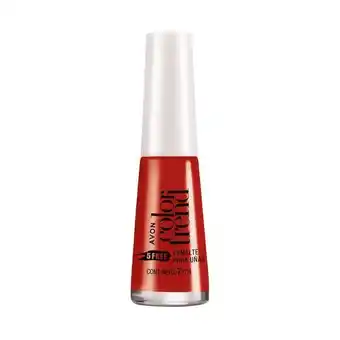 Avon Esmalte 5 free | color trend rojo clásico oferta