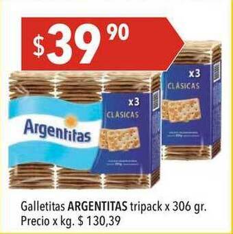 Hergo Argentitas Galletitas Tripack x 306gr oferta