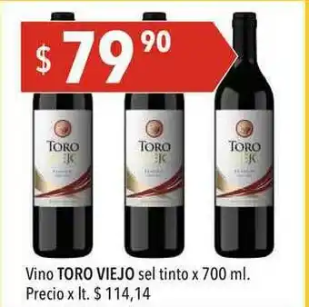 Hergo Toro Viejo Sel Tinto Vino x 700ml oferta