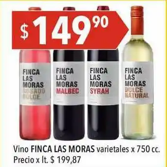 Hergo Finca Las Moras Vino x 750cc oferta