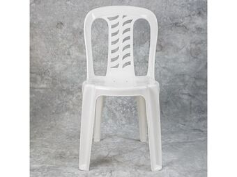 DRicco Silla plástica garden life f850000 bistro blanca oferta