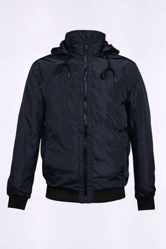 Macowens Campera de microfibra azul marino oferta