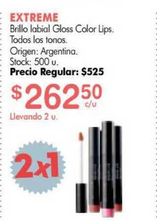 Extreme Brillo Labial Gloss Color Lips