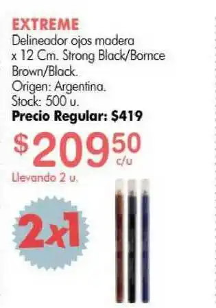 Simplicity Extreme Delineador Ojos Madera x 12cm oferta
