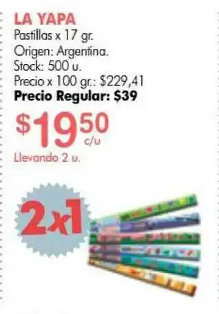 Simplicity La Yapa Pastillas x 17gr oferta