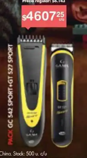 Simplicity Pack Gc 542 Sport + Gt S27 Sport oferta