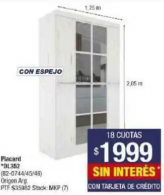 Lombardi Placard DL352 oferta