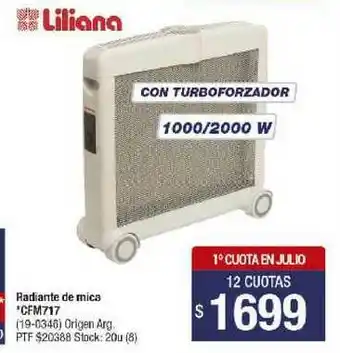 Lombardi Liliana Radiante De Mica CFM717 oferta