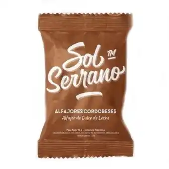 Cordiez Alfajor sol serrano dulce de leche 40 gr oferta
