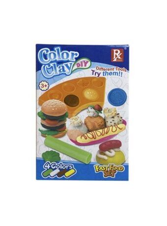 El Mundo del Juguete Juego de masas color clay set de comida rapida oferta