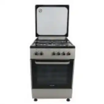 Novogar Cocina eléctrica plata 60cm 4 hornallas grill turbo tapa dalton oferta
