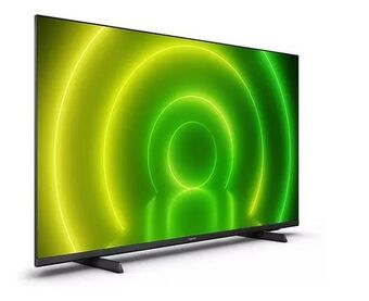 Garbarino Smart tv 4k uhd 55" philips 7400 55pud7406/77 hdr android + soporte de pared oferta