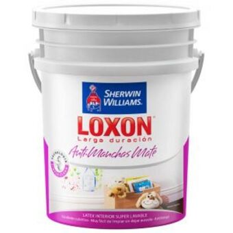 Pinturerías Rex Latex interior loxon anti-manchas mate blanco 20 lts sherwin williams oferta