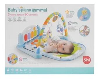 Kinderland Gimnasio para bebe c/ manta-piano luz y sonido 1700155 oferta