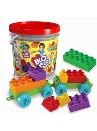 El Mundo del Juguete Blokoco balde 60 piezas oferta