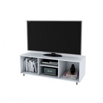 Frávega Rack tv 55" centro estant mt4000 blanco oferta