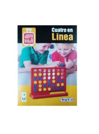 El Mundo del Juguete Juego de mesa cuatro en linea edición viaje original toyco oferta