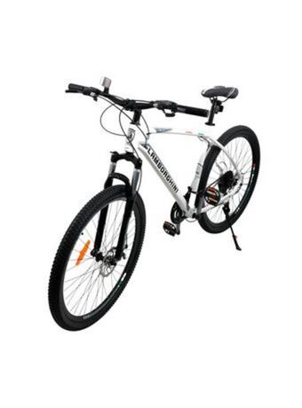 Bicicleta mountain bike rodado 29 c/21 cambios lamborghini blanco y negro talle l
