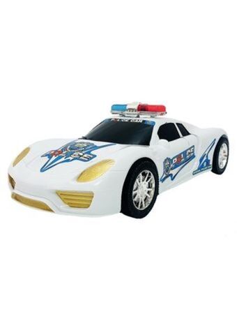 El Mundo del Juguete Vehículo patrulla policial fricción simil deportivo 30 cm oferta