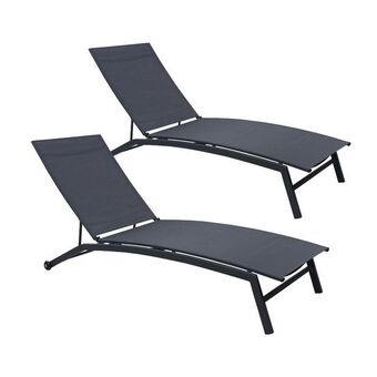 Prestigio Home combo 2 reposeras regulables slim oferta