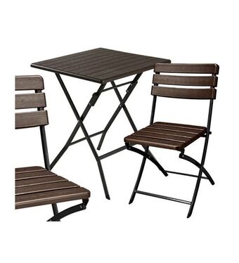 Prestigio Home combo mesa island + 2 sillas plegables oferta