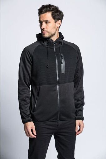 Macowens Campera deportiva negra oferta