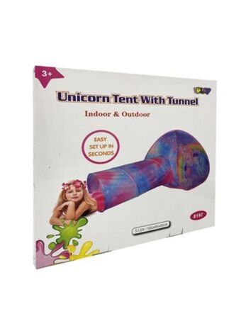 El Mundo del Juguete Carpa infantil tunel unicornios interior/exterior 165x95x85 cm oferta