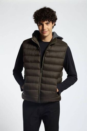 Macowens Chaleco inflable verde militar oferta