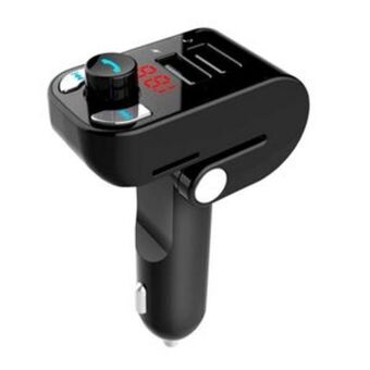 Frávega Transmisor fm nictom bf02 bluetooth receptor cargador usb manos libres cuotas oferta