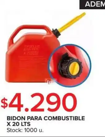 Carrefour Bidon Para Combustible x 20 lts oferta