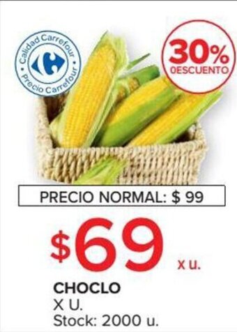Carrefour Market Choclo x u. oferta